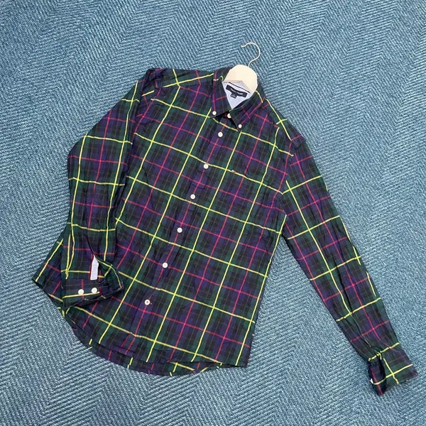 [BUNJANG] Tommy Hilfiger Checkered Shirt (M) / [M] 타미힐피거 체크 셔츠 만원샵
