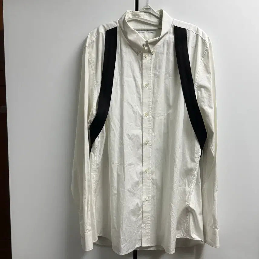 [BUNJANG] Givenchy 17SS Suspenders Strap White Shirt / 지방시 17ss 서스펜더 스트렙 화이트 셔츠 (43)