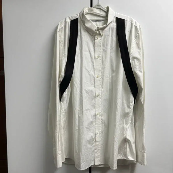 [BUNJANG] Givenchy 17SS Suspenders Strap White Shirt / 지방시 17ss 서스펜더 스트렙 화이트 셔츠 (43)