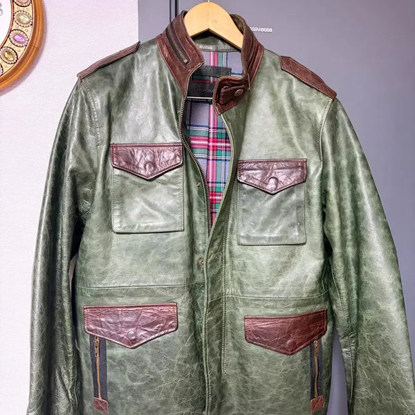 [BUNJANG] M65 Horsehide Leather Jacket / m65 말가죽 자켓 새상품 최종가