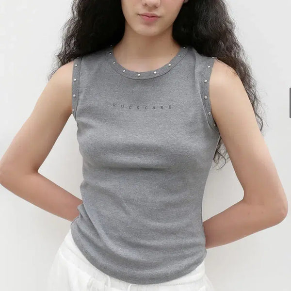 [BUNJANG] Rock Cake Grey Tank Top / 새상품 락케이크 탱크탑 락케이크 그레이 나시