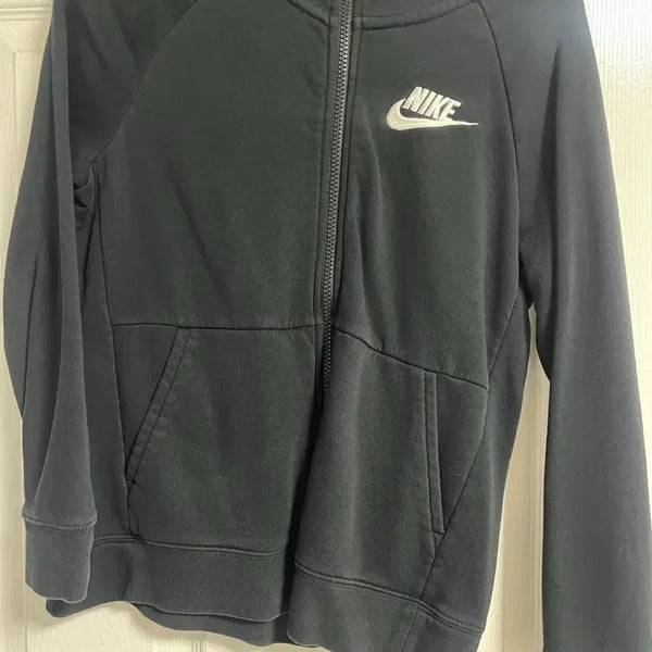 [BUNJANG] Nike Black Hooded Zip-Up / 나이키 검정 후드집업