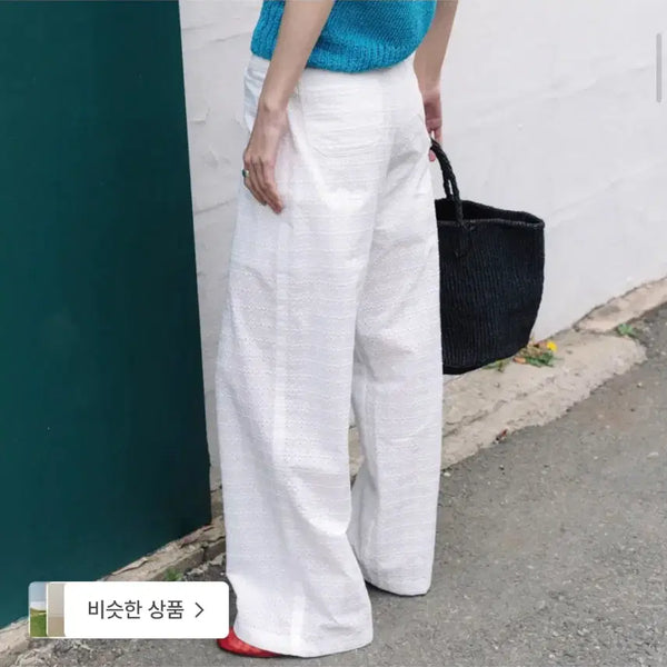 [BUNJANG] The Layer Race Pattern Wide Pants / 더라이 레이스패턴 와이드 팬츠s