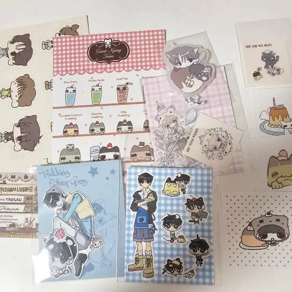 [BUNJANG] BOYNEXTDOOR Taesan Lucky Draw Acrylic Keyring Bundle Set / 일괄) 보넥도 태산 생카 간폭자냥 럭드 럭키드로우 키링