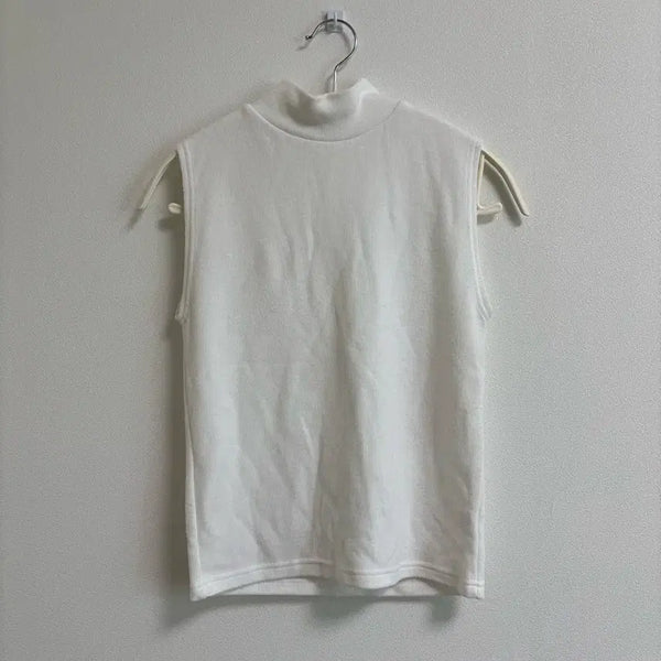 [BUNJANG] White Sleeveless T-Shirt / 화이트 민소매 티셔츠