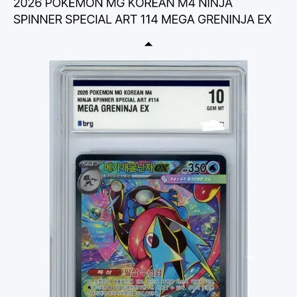 [BUNJANG] Greninja EX SAR BRG10 / 개굴닌자 EX SAR BRG10
