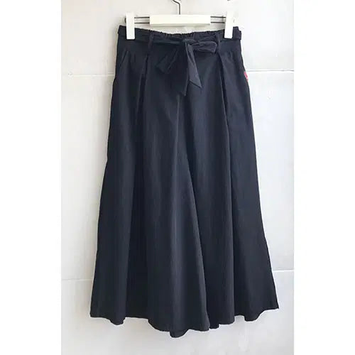 [BUNJANG] Prada Black Band Skirt-Style Wide Pants / 고급디자인 통팬츠 - 55/새거수준