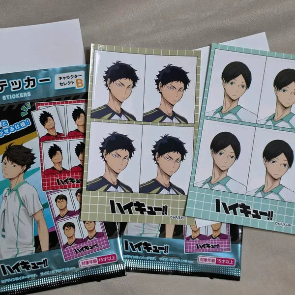 [BUNJANG] Haikyuu!! Character Sticker & Photo Set (Akaashi / Kunimi) / 하이큐 스티커 캐릭터 증명사진 세트 (아카아시/쿠니미)