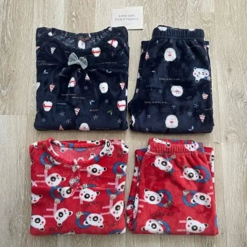 [BUNJANG] Bundle Set 2 Types Pajama Set / [일괄판매] 수면잠옷 세트 2종