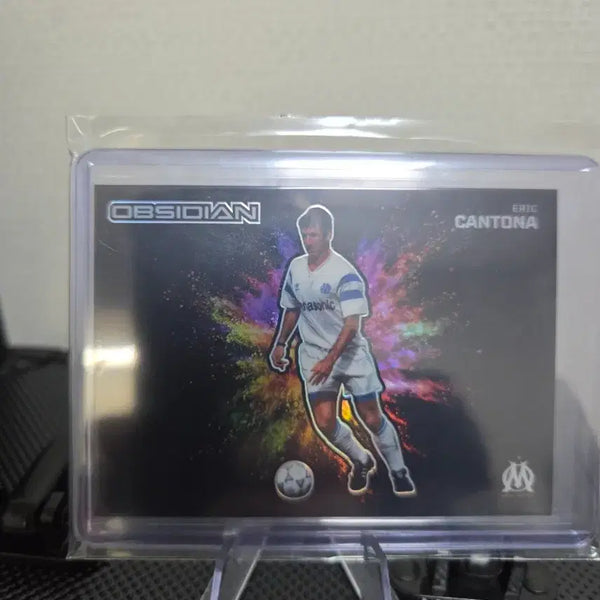 [BUNJANG] 2025-26 Panini Obsidian Eric Cantona Black Colorblast Card / 25-26 파니니 옵시디언 에릭 칸토나 블랙컬러블라스트