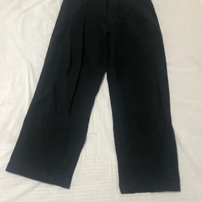 [BUNJANG] PERSTEP Linen-like Long Pants Black M / 퍼스텝 린넨라이크 코튼 롱팬츠 블랙