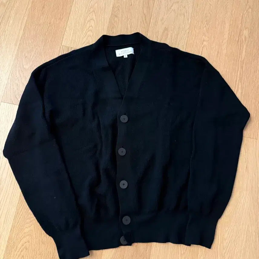 [BUNJANG] Studio Nicholson Black Cardigan XL / 스튜디오 니콜슨 블랙 가디건 XL