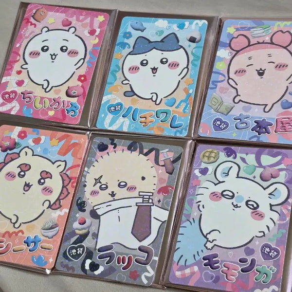 [BUNJANG] Chiikawa Hologram Clear Card GO Ikebukuro Collection (Set of 6) / 먼작귀/치이카와 홀로그램 클리어카드 GO이케부쿠로 컬렉션