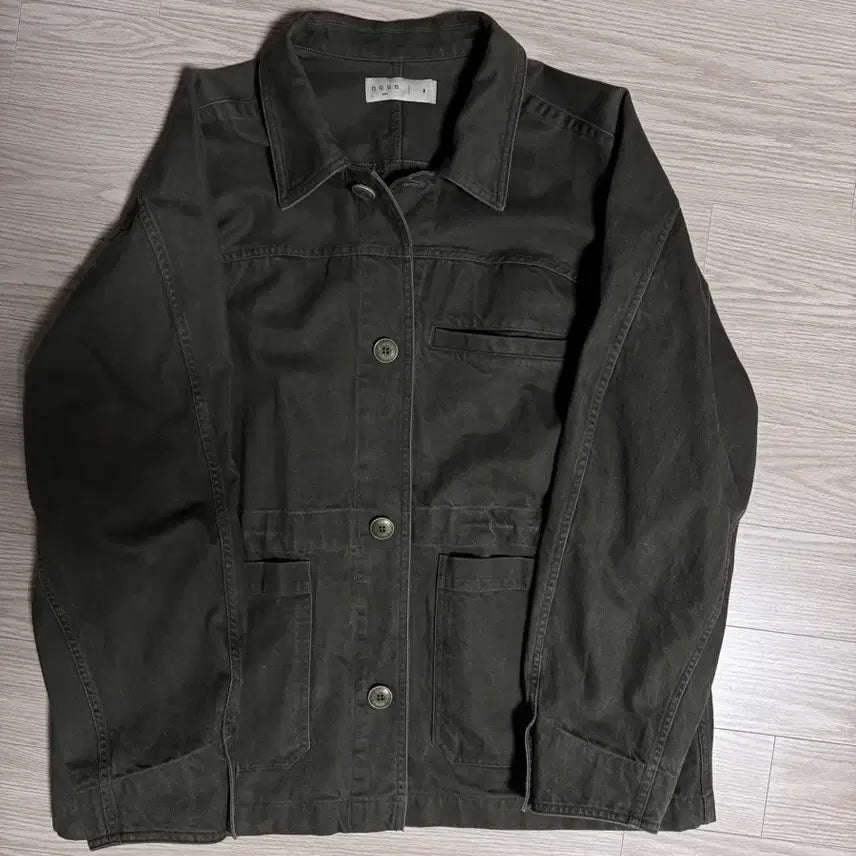 [BUNJANG] Known Faded Chore Jacket Khaki Size 2 / 노운 faded chore jacket 카키 2사이즈
