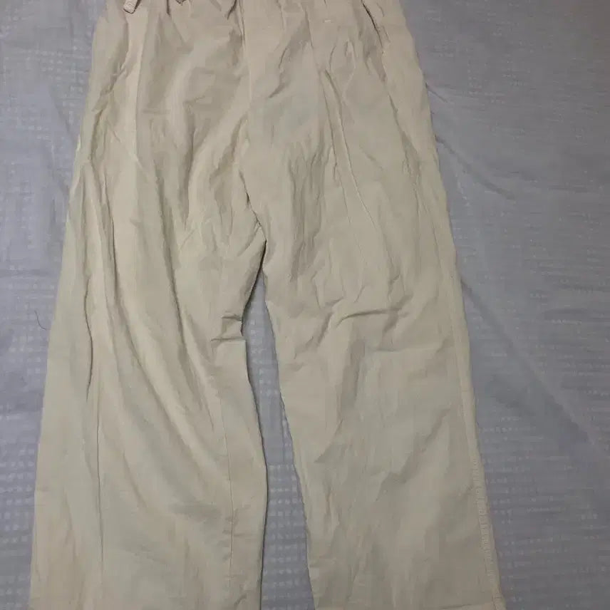 [BUNJANG] PERSTEP Linen-Like Long Pants Cream M / 퍼스텝 린넨라이크 롱팬츠 크림 M
