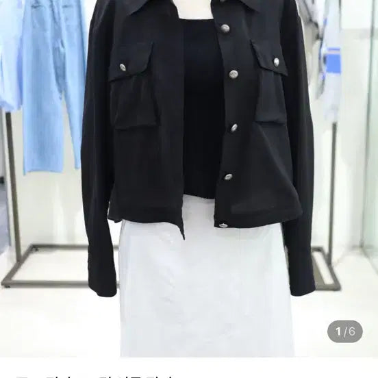 [BUNJANG] J.U.K.E String Hem Jumper Shirt Black / 주크 밑단스트링 점퍼셔츠