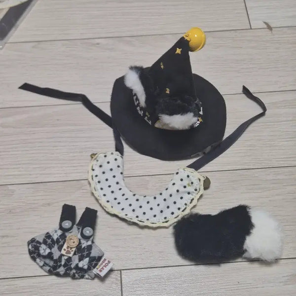 [BUNJANG] 10cm Cat Outfit Set for Dolls / 10cm 10깅인형 고양이옷세트