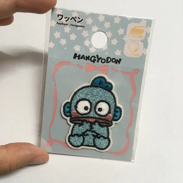 [BUNJANG] Sanrio Hangyodon Patch, Hat, Uniform, Goods, Plush, Keychain, Sticker / 산리오 한교동 와펜 와팬 모자 유니폼 굿즈 인형 키링 스티커 일본