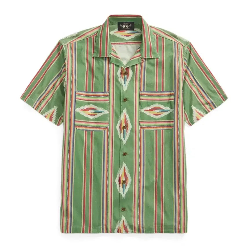 [BUNJANG] RRL Chimaeyo Pattern Camp Shirt / 더블알엘 치마요 패턴 캠프 셔츠
