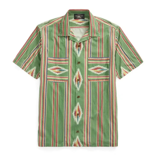 [BUNJANG] RRL Chimaeyo Pattern Camp Shirt / 더블알엘 치마요 패턴 캠프 셔츠