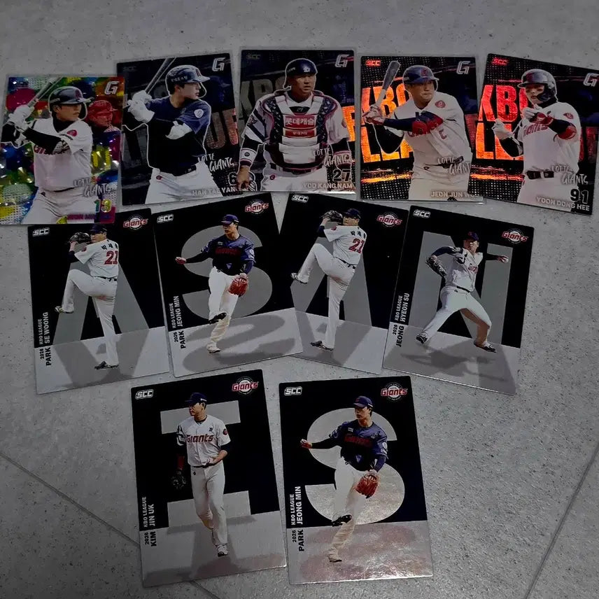 [BUNJANG] Lotte Giants KBO 2026 Card Bundle Set / 롯데 자이언츠 KBO 2026 카드 일괄 세븐일레븐