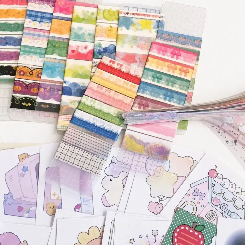 [BUNJANG] 200 Sheet Deco Sticker Set / 다꾸 씰스티커 200장 세트