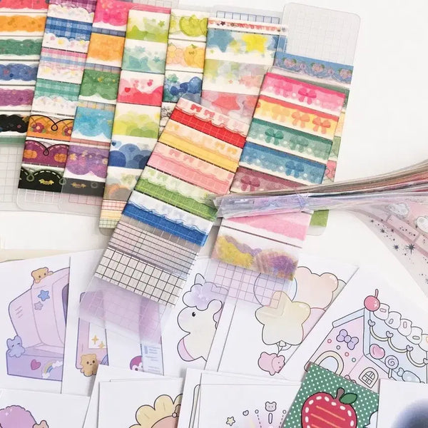[BUNJANG] 200 Sheet Deco Sticker Set / 다꾸 씰스티커 200장 세트