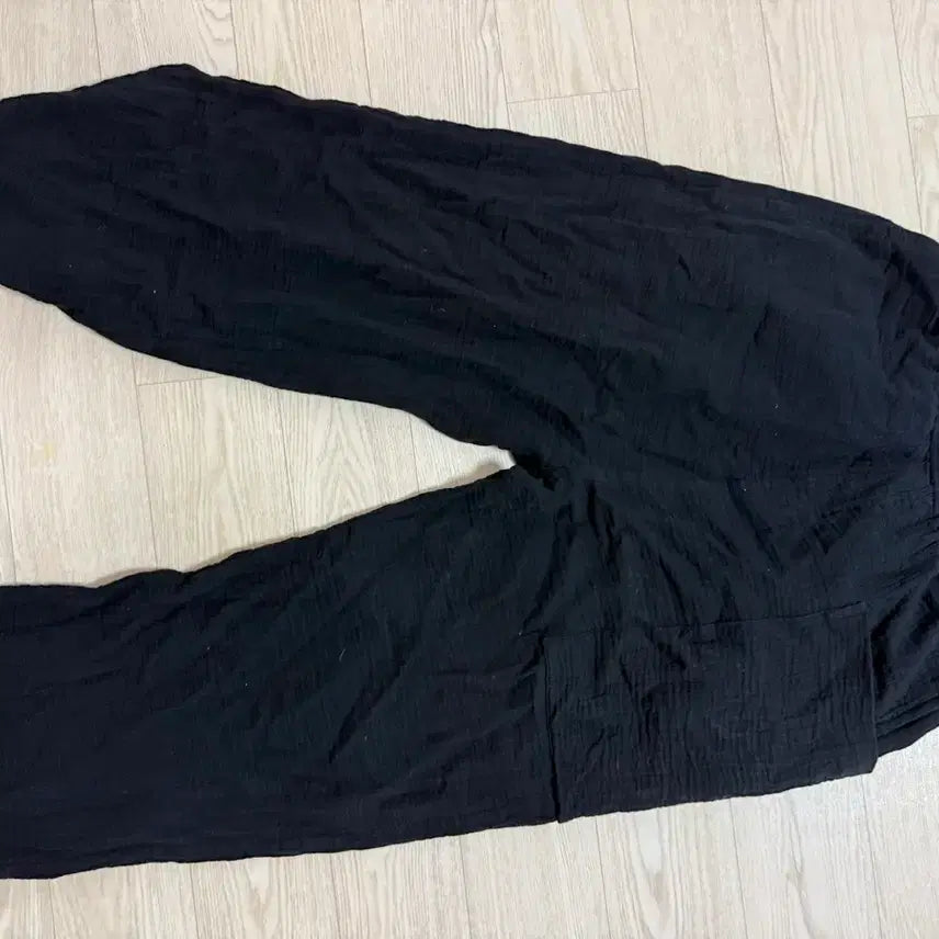 [BUNJANG] COOR Cotton Pants Black Size S / 쿠어 면바지 S