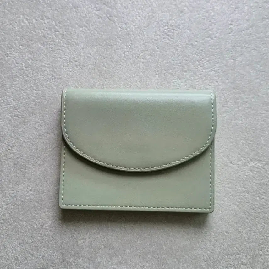 [BUNJANG] Mint Accordion Card Holder Wallet / 민트색 여성 지갑 아코디언 카드지갑 반지갑