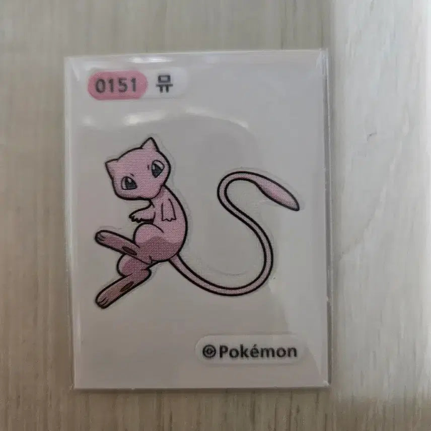 [BUNJANG] Pokemon Bread Seal Mew / 포켓몬 띠부씰 뮤 판매