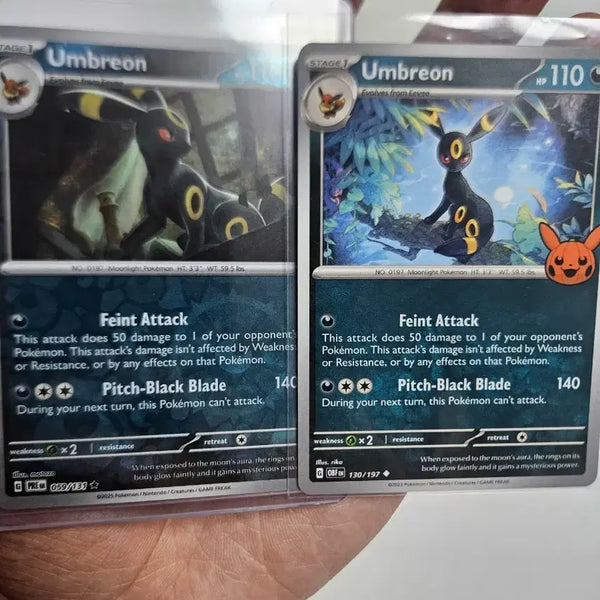 [BUNJANG] Pokemon Card Umbreon Reverse Holo, Halloween Bundle Set / 포켓몬카드 블래키 역홀로, 힐로윈 일괄
