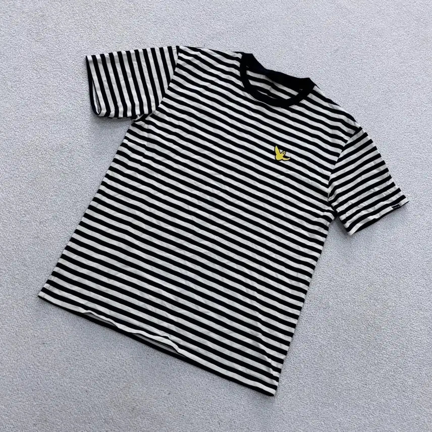 [BUNJANG] M Closet GONZALES Unisex Stripe Short Sleeve T-Shirt / M 마크곤잘레스 남여공용 스트라이프 반팔 티셔츠 0608E