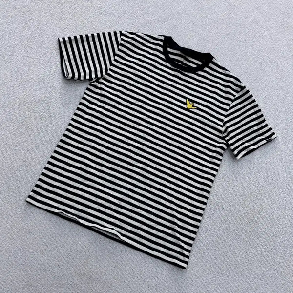 [BUNJANG] M Closet GONZALES Unisex Stripe Short Sleeve T-Shirt / M 마크곤잘레스 남여공용 스트라이프 반팔 티셔츠 0608E