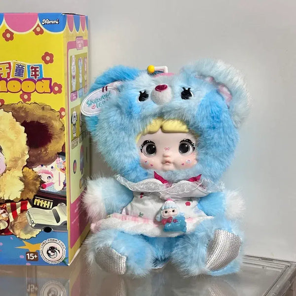 [BUNJANG] Nomi Childhood Series Blue Bear Doll / 노미 어린시절 인형 - 파랑곰