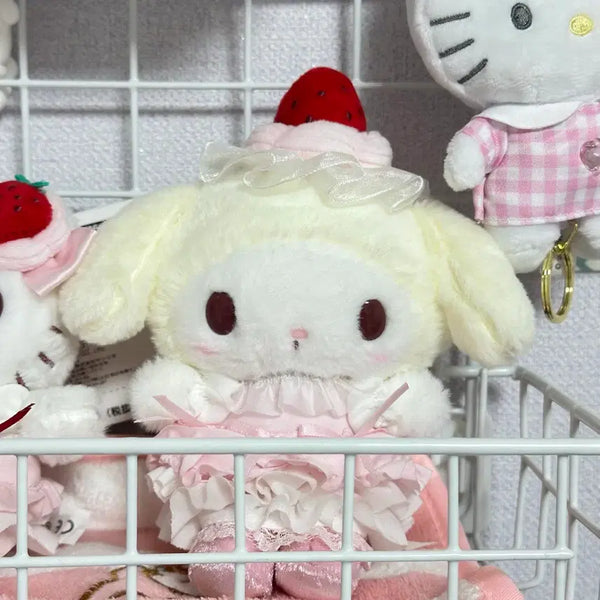 [BUNJANG] Sanrio My Melody Shortcake 2 Plush Keyring / 산리오 쇼트케이크2 마이멜로디 인형키링