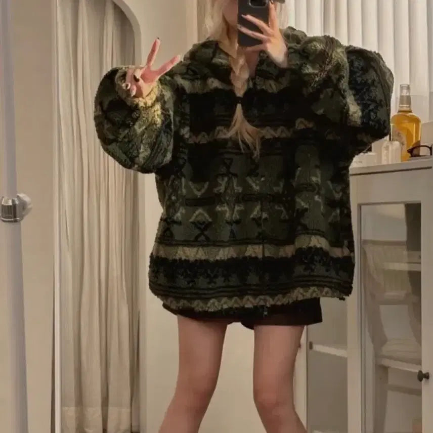 [BUNJANG] CHARMER BEAR Dumble Hood Zip-up Oversized Fit / 에이블리 챠머 베어 아방 오버핏 덤블 후드 집업