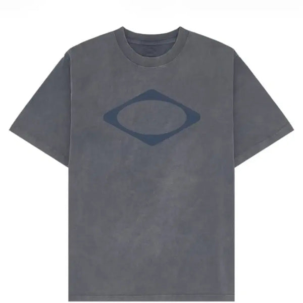 [BUNJANG] Mischief Rhombus Washed Basic T-shirt Bleached Navy L / 미스치프 롬버스 워시드 베이직 티셔츠 블리치드 네 이비 L