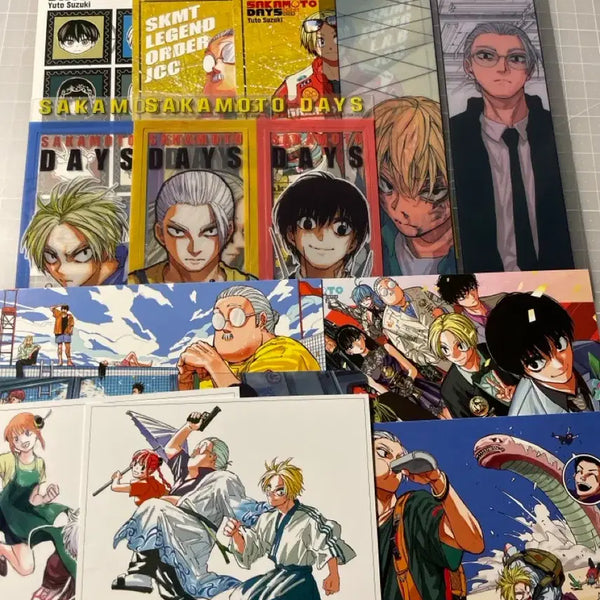 [BUNJANG] Sakomoto Days Manga First Edition Postcard Set / 사카모토 데이즈 만화책 초판본 엽서