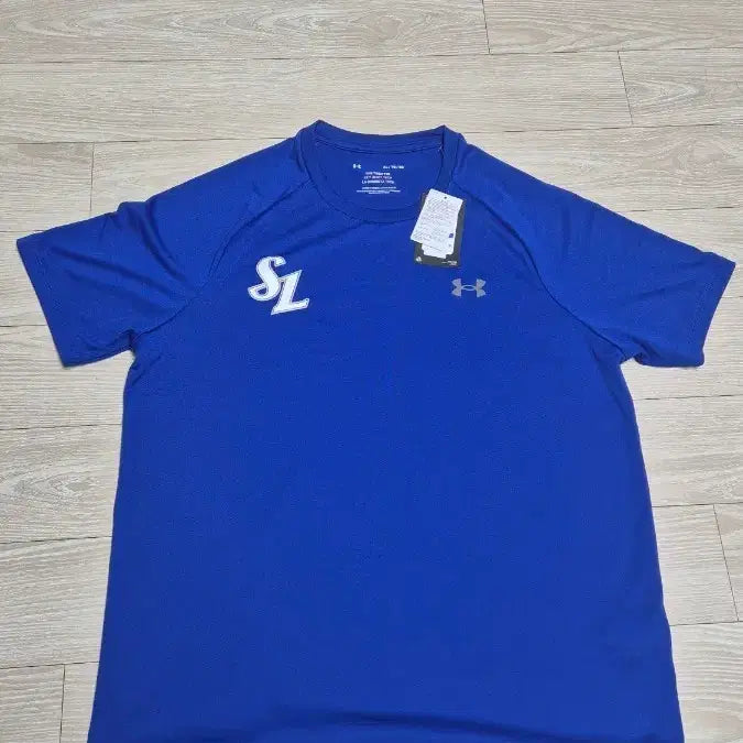 [BUNJANG] Samsung Lions Under Armour Short Sleeve (New) / [야구] (새상품) 삼성라이온즈 언더아머 반팔