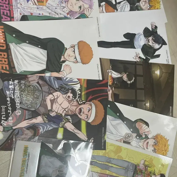 [BUNJANG] Wind Breaker Manga Vol. 1-14 + Bonus Items / 윈브레 만화책 1~14 + 특전 몇 개