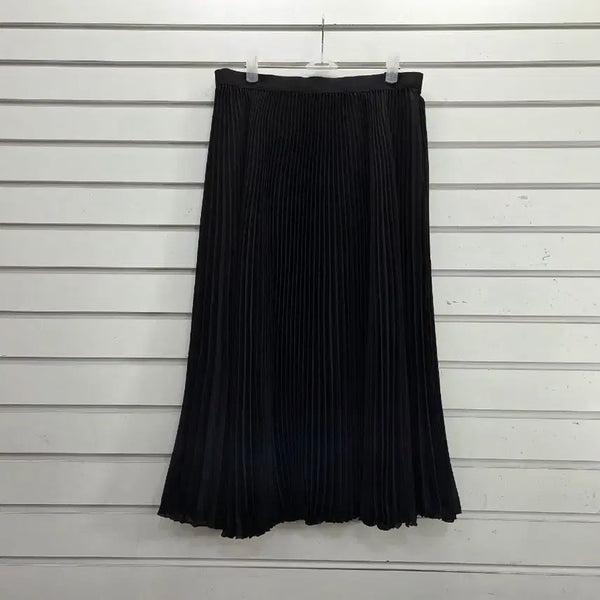 [BUNJANG] Black Pleated Long Skirt Size 28 / 블랙 주름 롱스커트 28/보물찾기천사