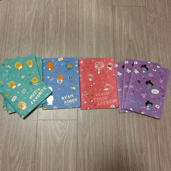 [BUNJANG] Kakao Friends Notebook Set (8 Books) / 카카오프렌즈 노트