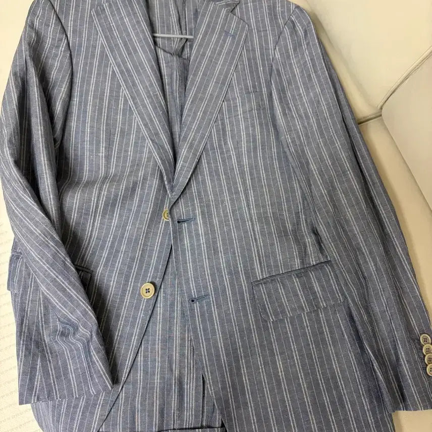 [BUNJANG] Eidos Summer Linen Blend Suit - Made in Italy / Eidos 여름 리넨 수트