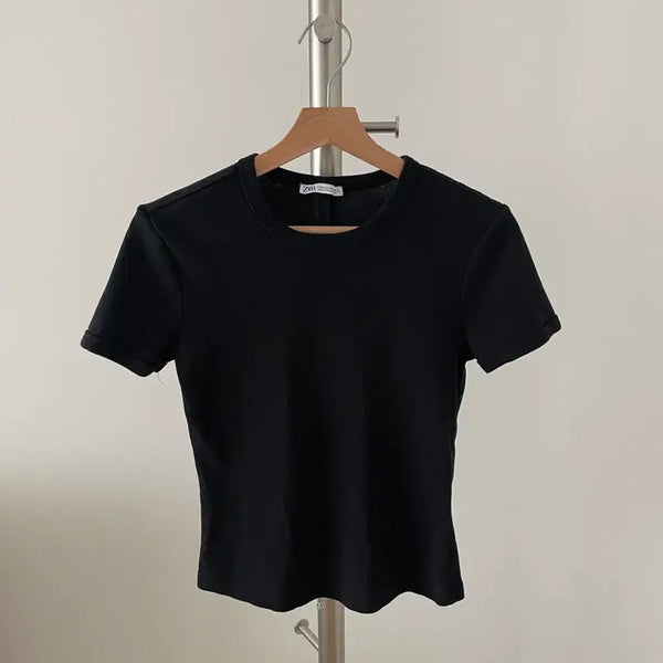 [BUNJANG] ZARA Cotton Short Sleeve T-Shirt / [M]자라(ZARA) 코튼 반팔 티셔츠