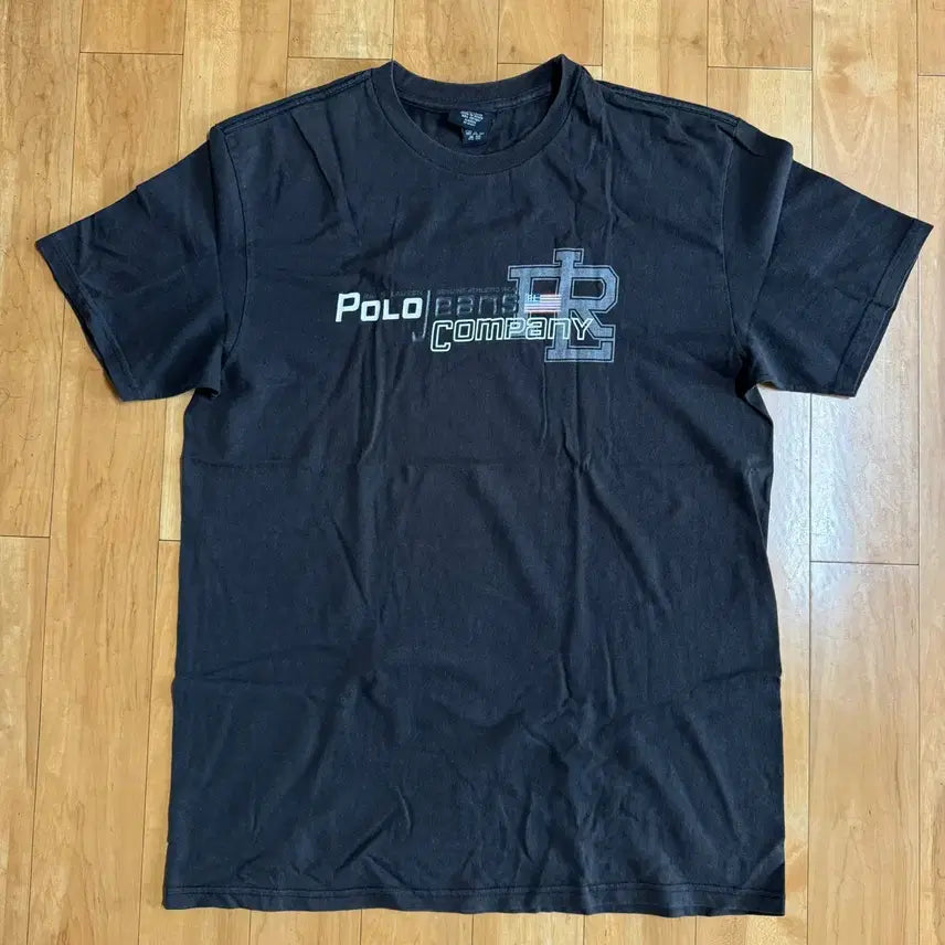 [BUNJANG] Polo Jeans Black Cotton T-Shirt - Medium / 폴로진스 티셔츠 블랙 M