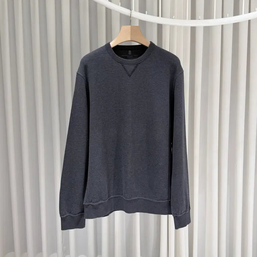 [BUNJANG] Brunello Cucinelli Cotton Grey Crewneck Sweatshirt XL / (S급/XL) / 브루넬로쿠치넬리 코튼 그레이 크루넥 맨투맨