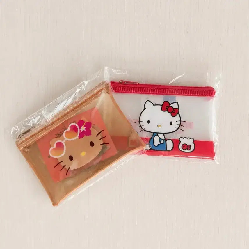 [BUNJANG] Hello Kitty & Tanning Hello Kitty PVC Pouch Set / 키티&태닝키티 pvc파우치