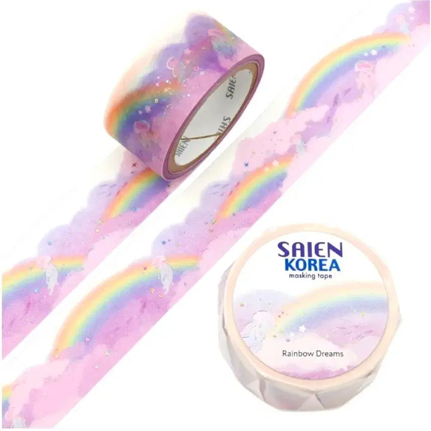 [BUNJANG] Saien Washi Tape Set (6 types) / 사이엔 마테 6종