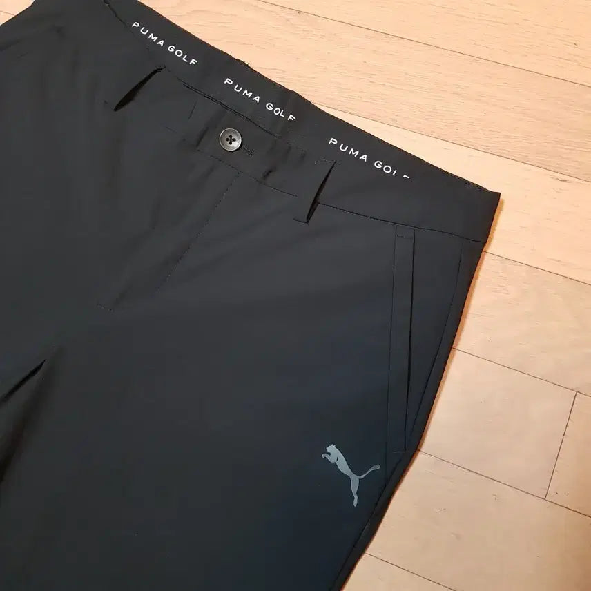 [BUNJANG] Puma Golf Men's Black Spandex Pants W33-34 / 33 34인치/ 푸마 골프/하절기 블랙스판팬츠/와고809