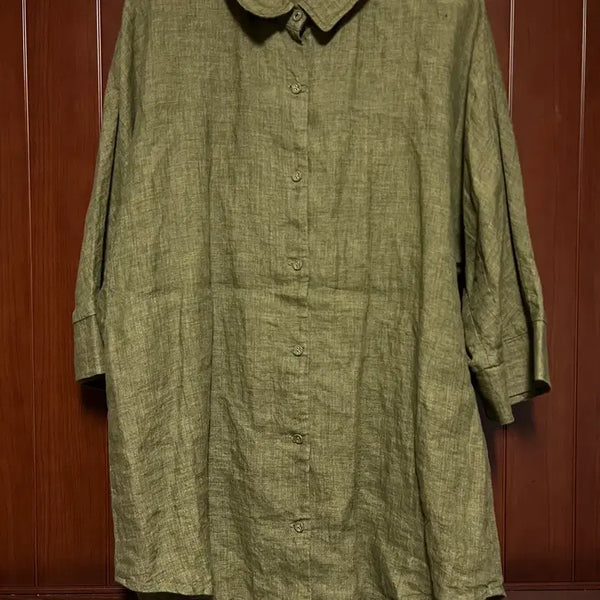[BUNJANG] Esae Linen Blouse / 이새 린넨 블라우스